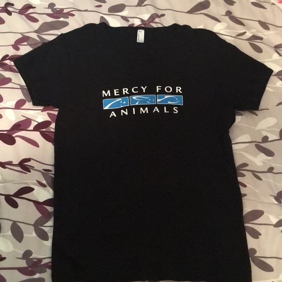 Mercy For Animals American Apparel T-Shirt - Picture 3 of 5